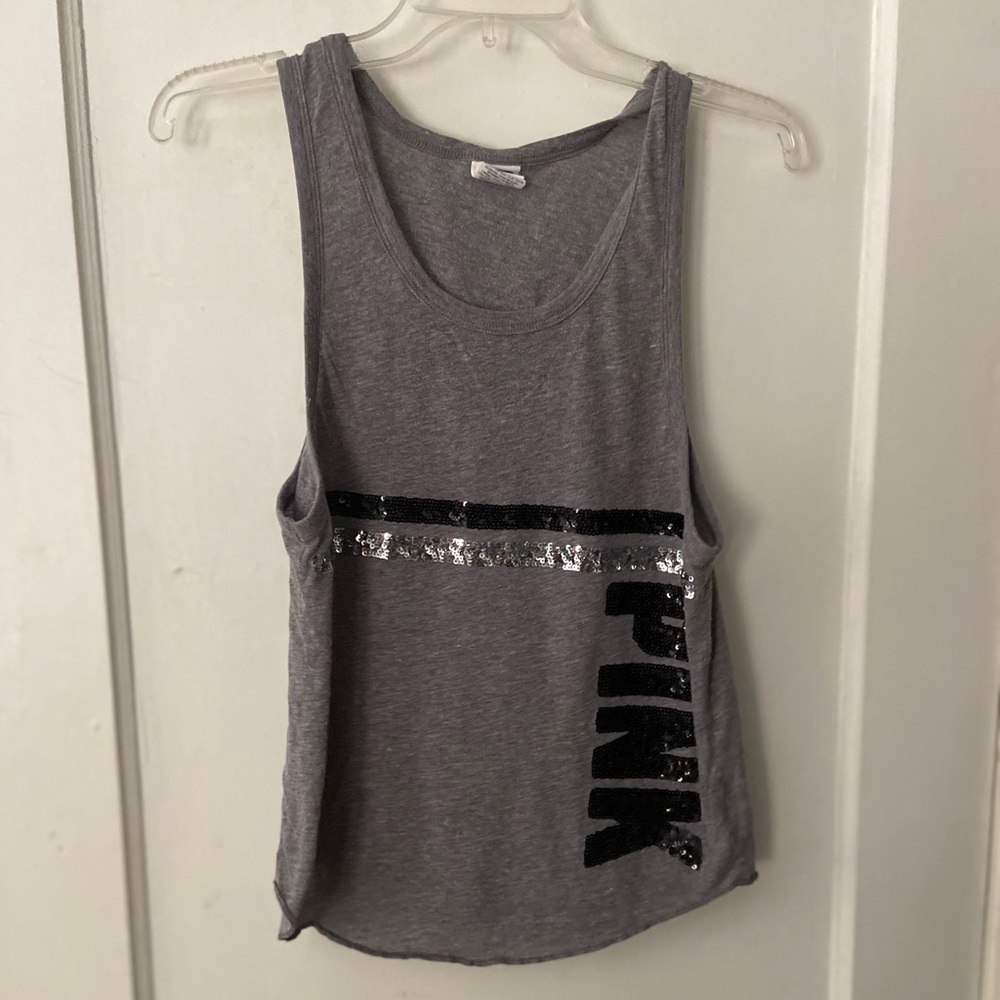 Sequin PINK tank